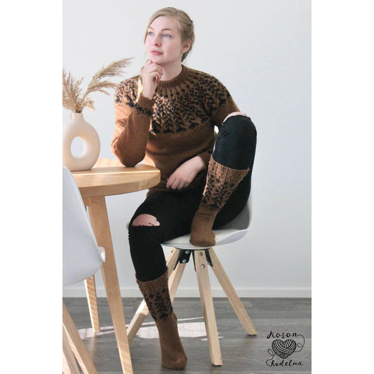 Ulpukka-kaarrokeneule, neuleohje