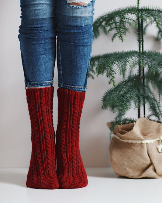 Valma-sukat, neuleohje