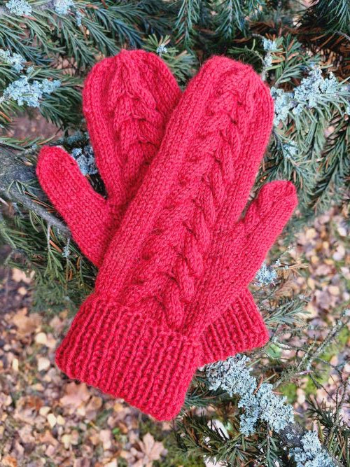 Valo-lapaset, neuleohje