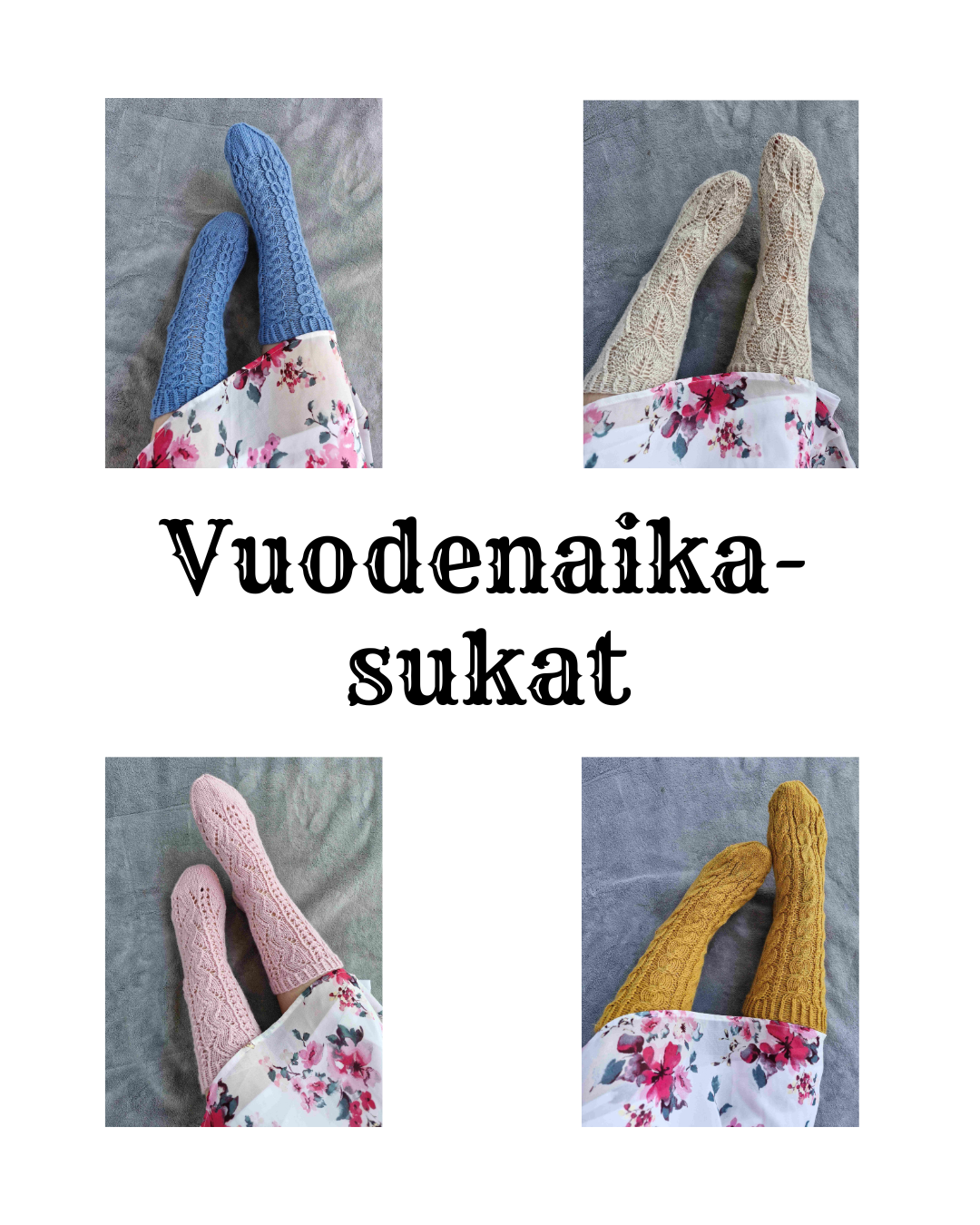 Vuodenaikasukat, neuleohjekokoelma