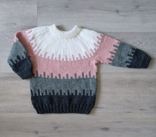 Lasten Yöjuna lappiin-neule, neuleohje