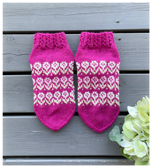 Agnes-nilkkasukat, neuleohje