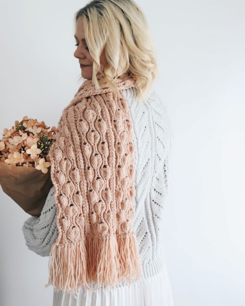 Ailikki-huivi, neuleohje