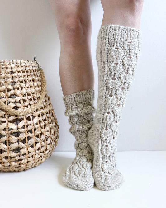 Ailikki-villasukat, neuleohje