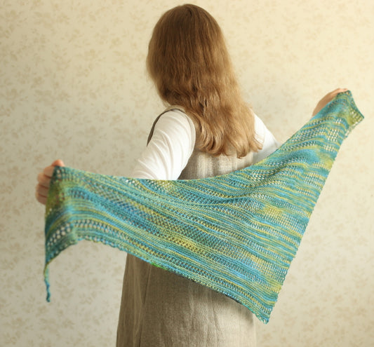 Åsne-huivi, neuleohje