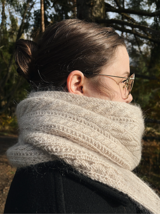 Aune-huivi, neuleohje