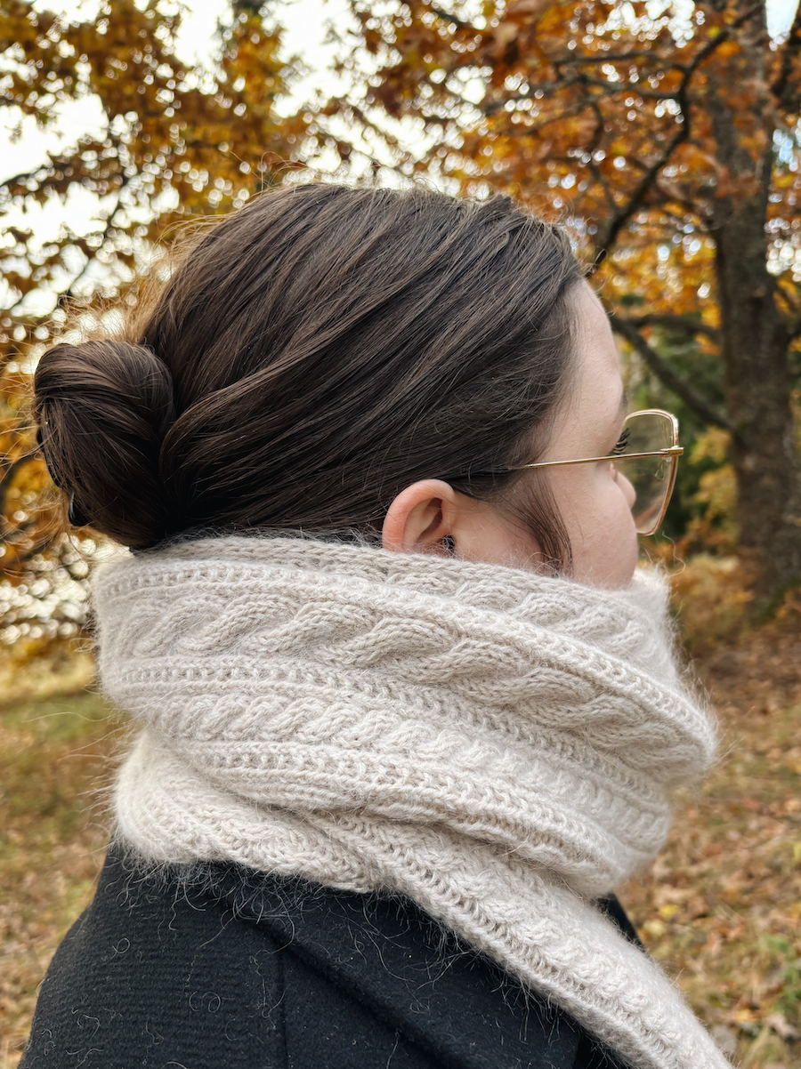 Aune-huivi, neuleohje