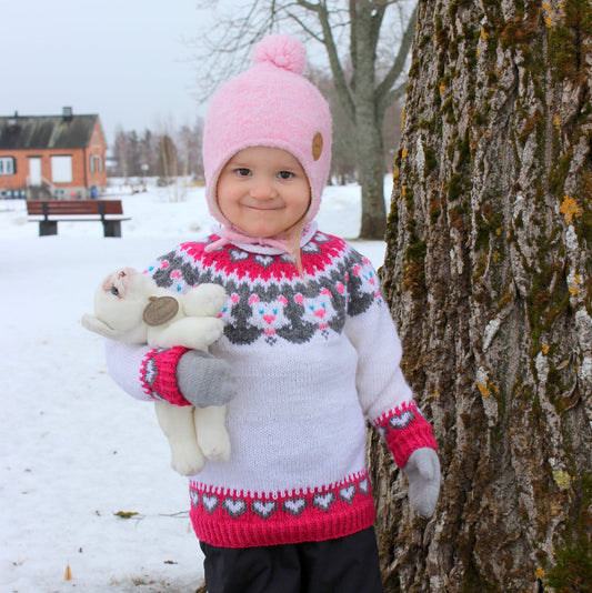 Cat kid-kaarrokeneule, neuleohje