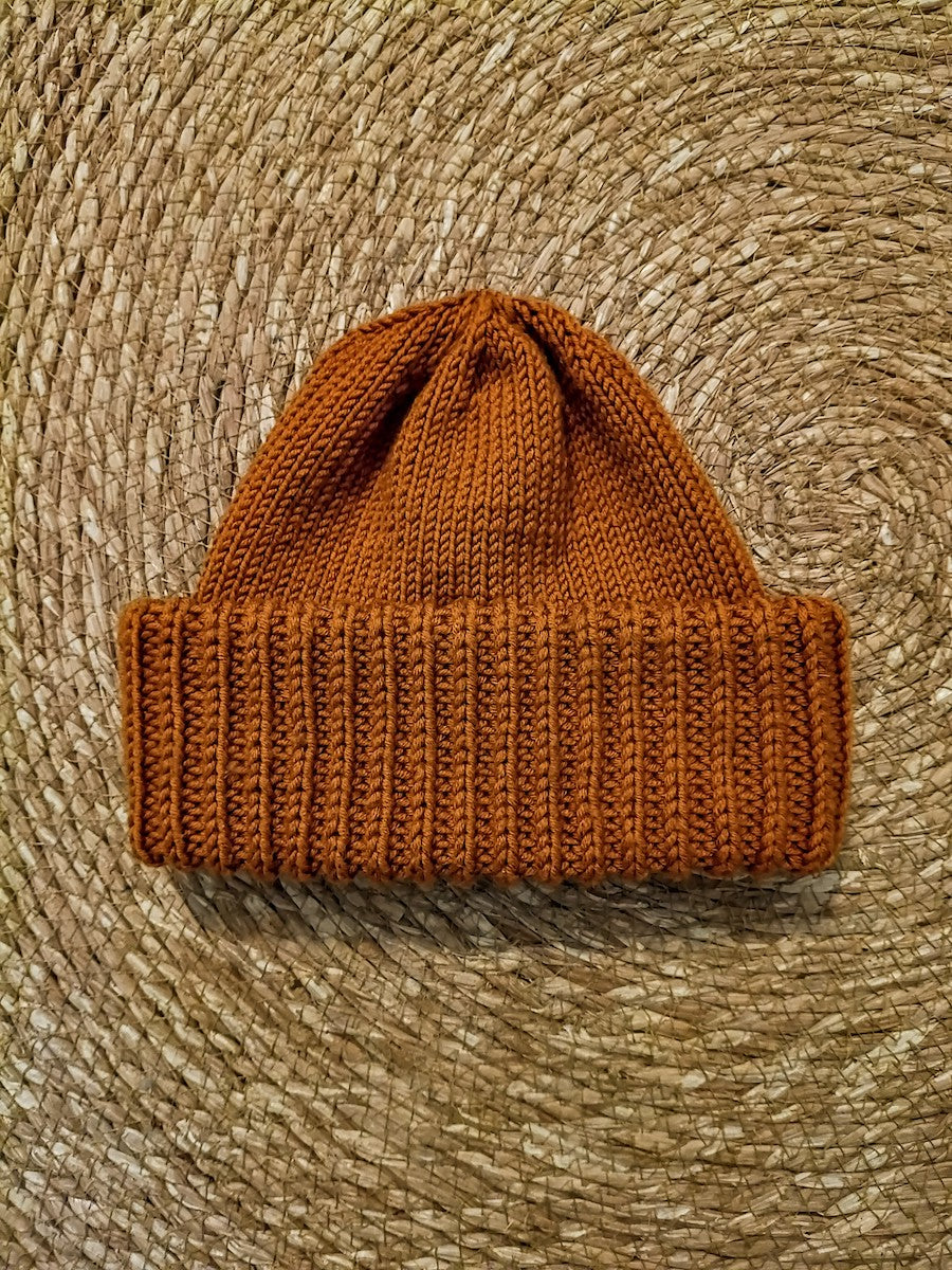 Cinna beanie-pipo, neuleohje