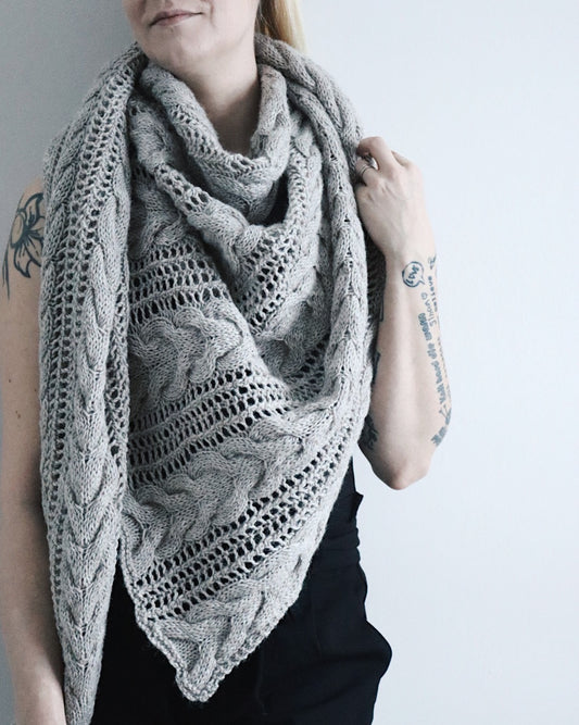 Emilia-huivi, neuleohje