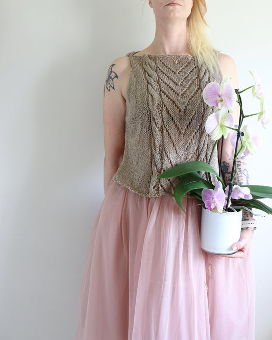 Evelyn-toppi, neuleohje