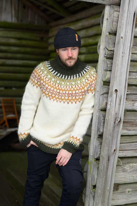 Fiona-pusero, neuleohje