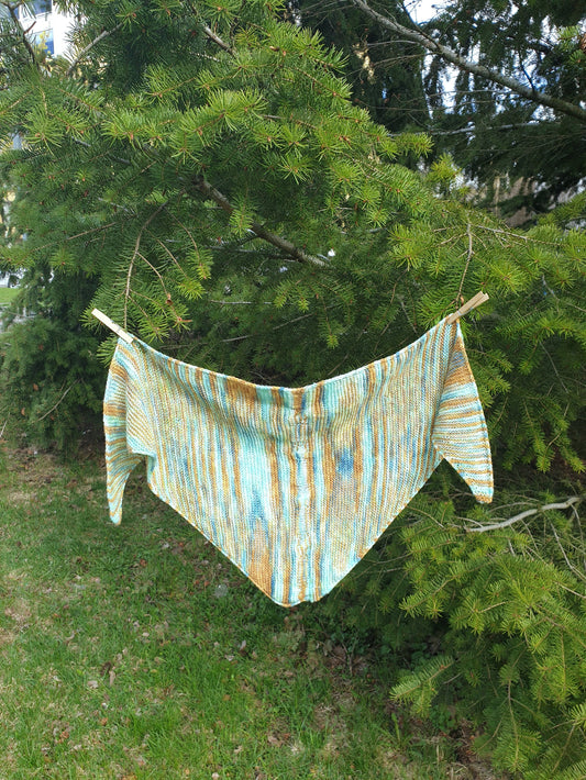 Hei kesä-huivi, neuleohje