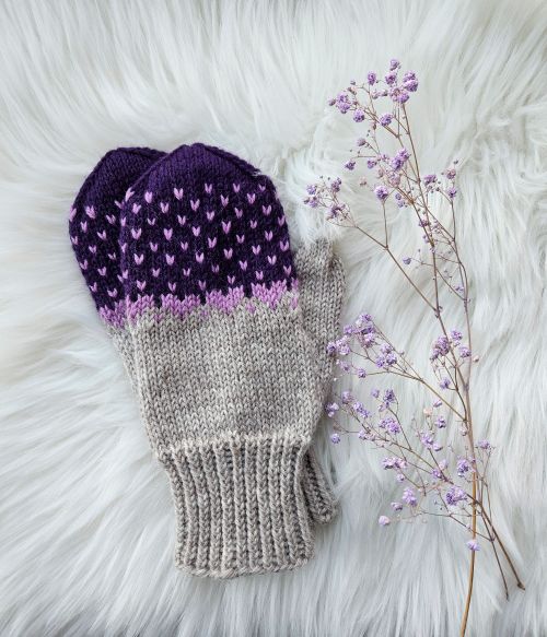 Helmi-lapaset, neuleohje