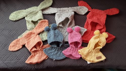 Hiirenkorvalla-kaulurimyssy, neuleohje