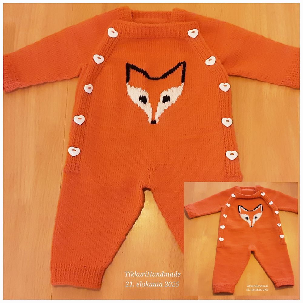 Hilmeri-haalari, neuleohje