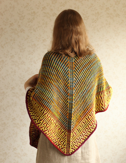 Honka-huivi, neuleohje