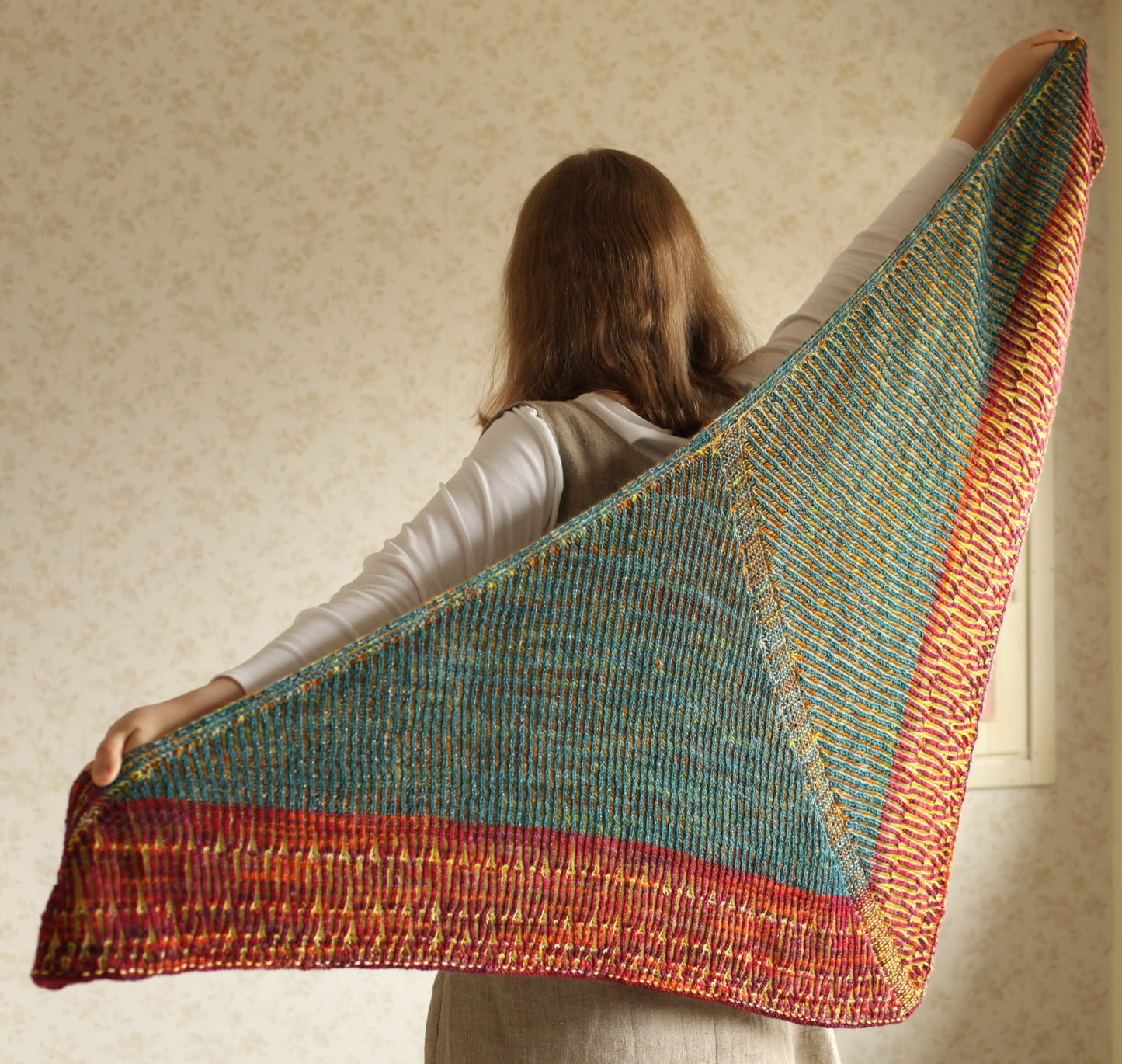 Honka-huivi, neuleohje