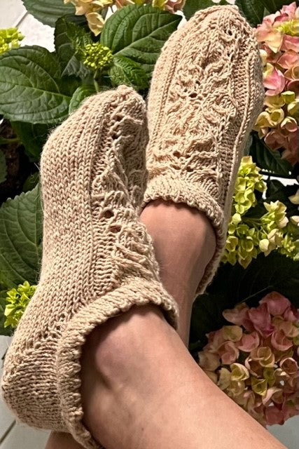 Hortensia-sukat, neuleohje