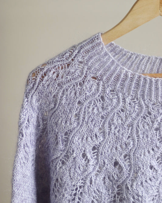 Jasmin-villapaita, neuleohje