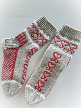 Joulurauha-sukat, neuleohje