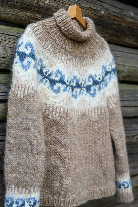 Kaino-pusero, neuleohje