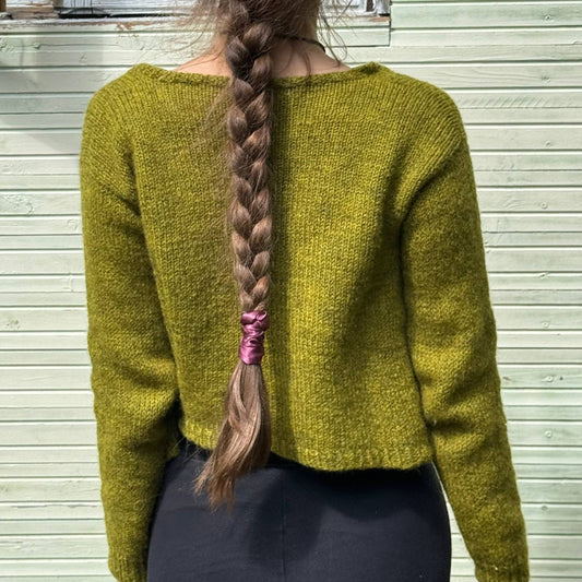 Keiju-villatakki, neuleohje