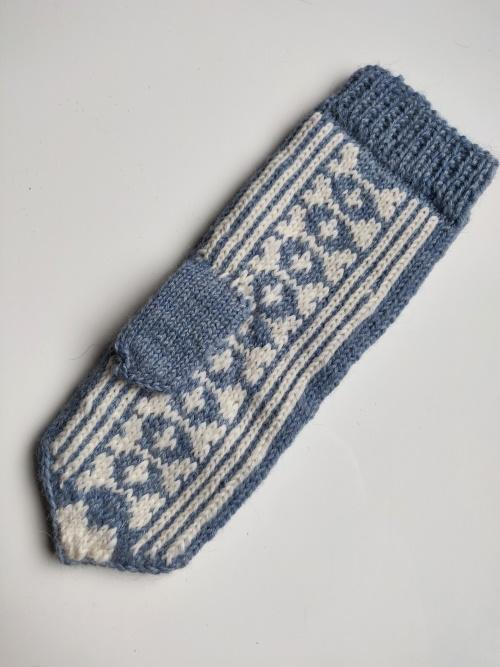 Koira-lapaset, neuleohje