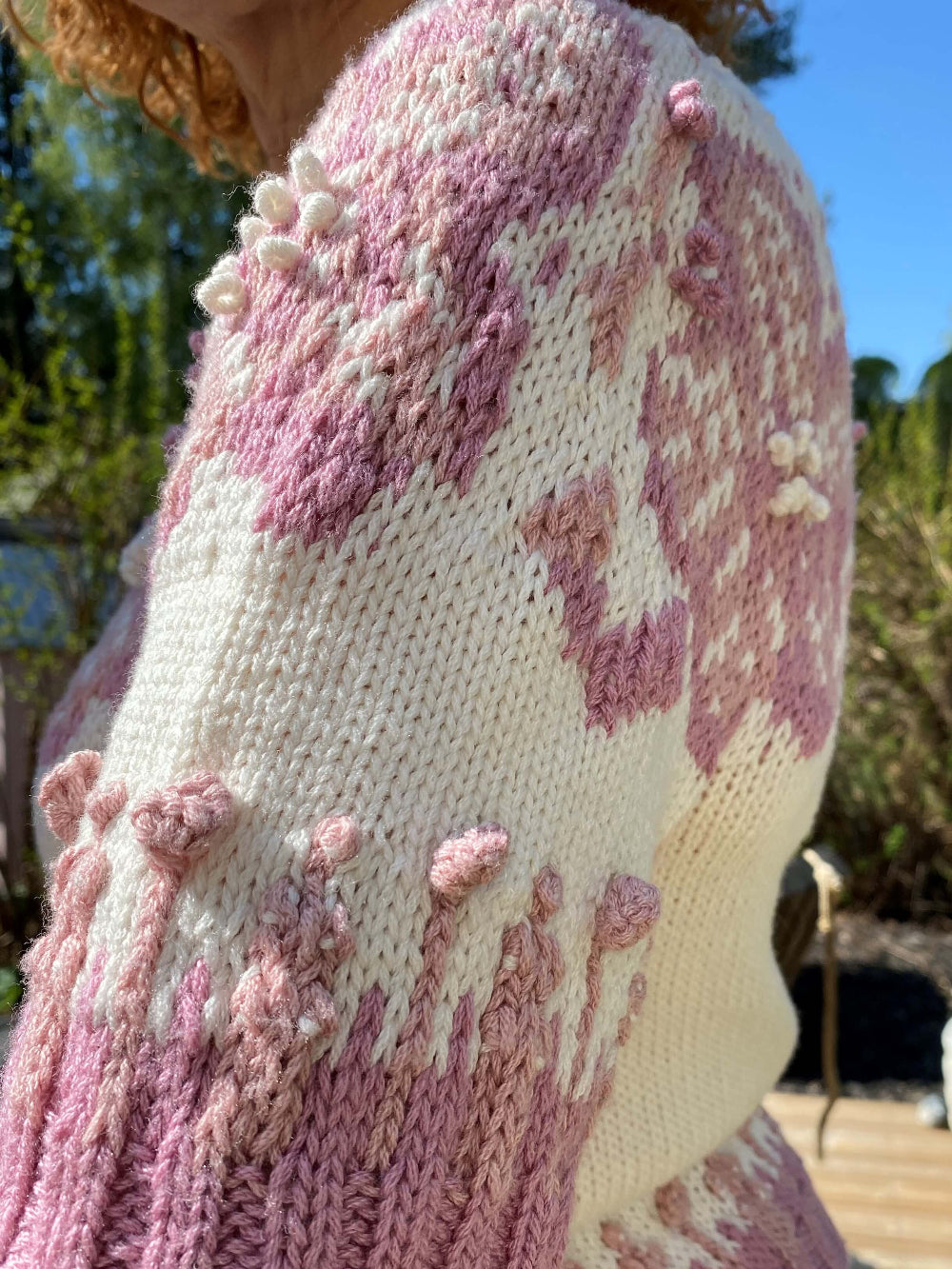 Kukkaniitty-neule, neuleohje