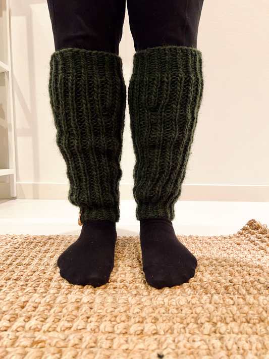 Kuusikko-säärystimet, neuleohje