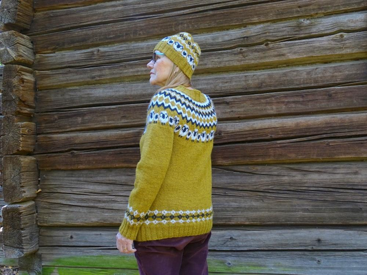 Laitumella-suomari, neuleohje