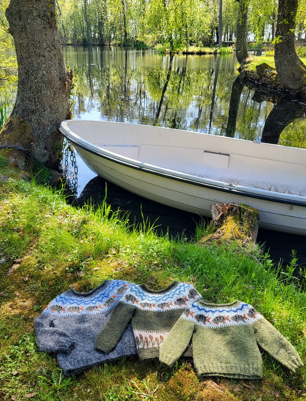 Lasten ahvenneule, neuleohje