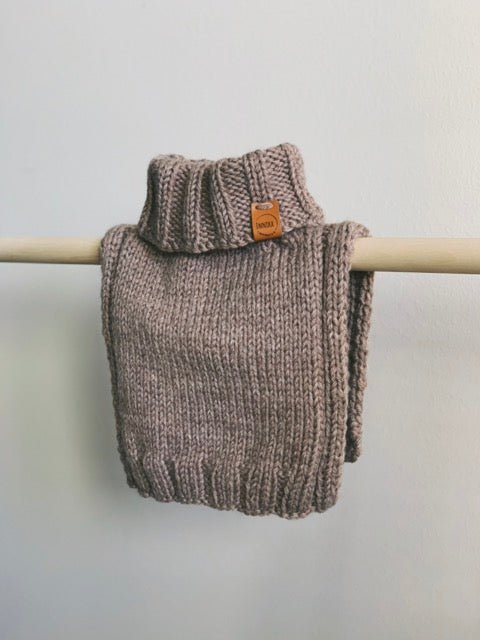 Lasten Kivikko-kauluri, neuleohje