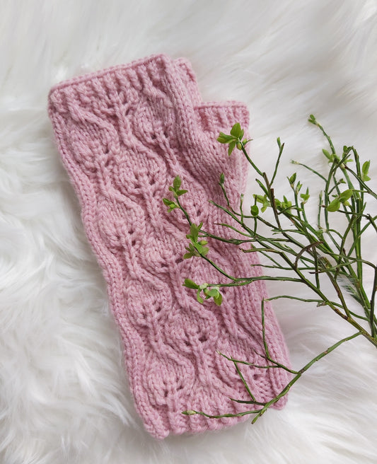 Lehdykäs-kämmekkäät, neuleohje