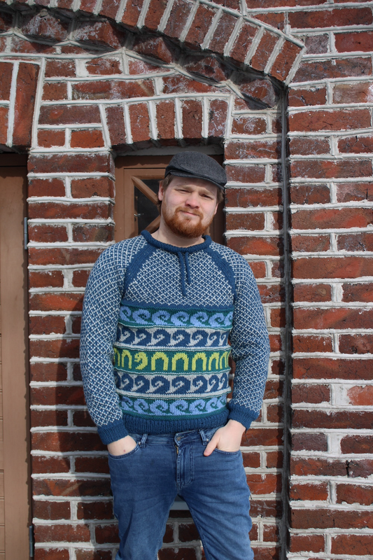 Lochness-villapaita, neuleohje