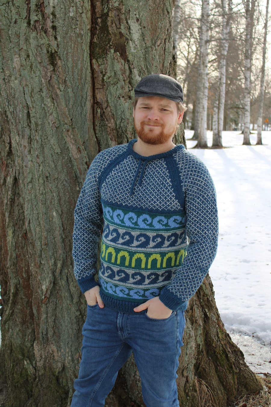 Lochness-villapaita, neuleohje