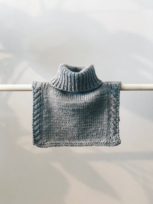 Lumikko-kauluri, neuleohje