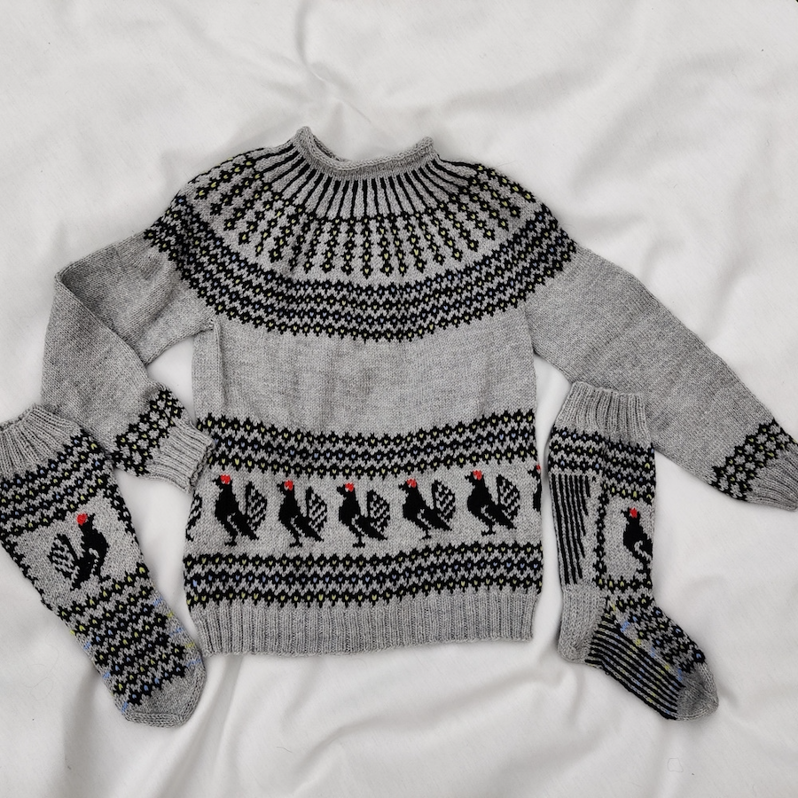 Metso-neulesetti, neuleohje