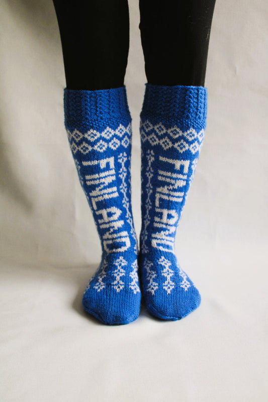 Minun Suomeni-sukkasetti, neuleohje