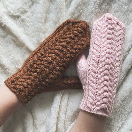 Neilikka-lapaset, neuleohje