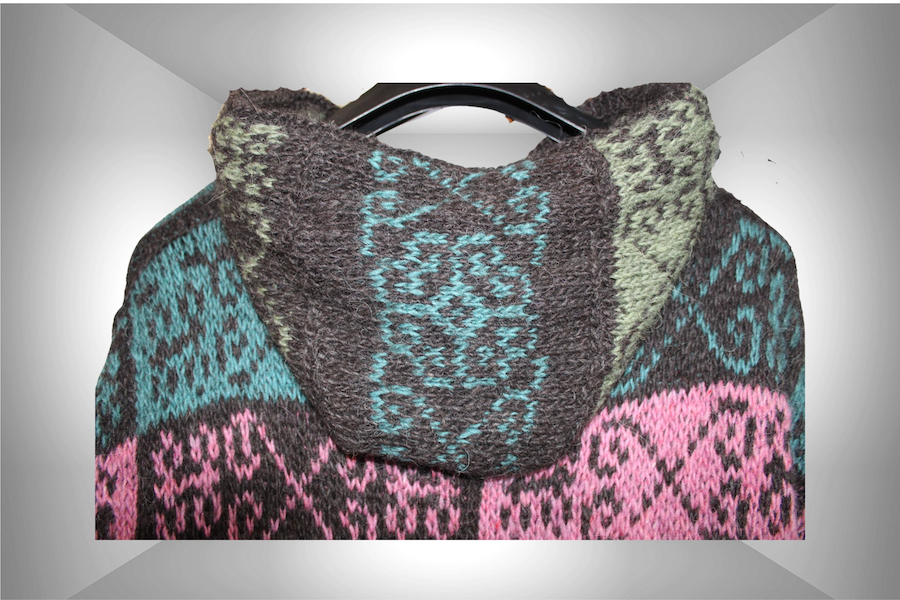 Nelly Angela-villatakki, neuleohje