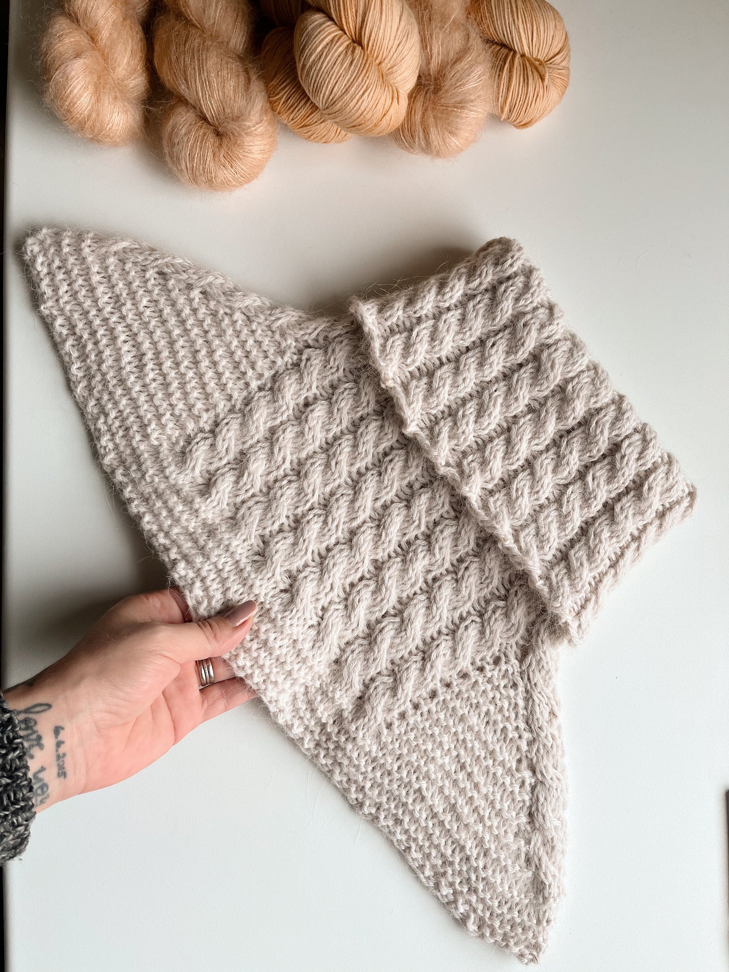 Nietos-kauluri, neuleohje