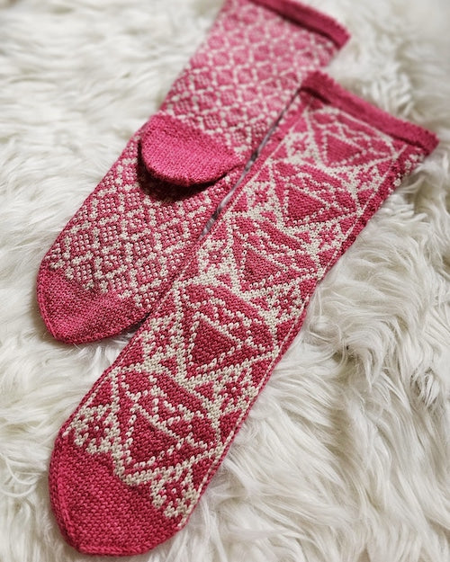 Ninantti-villasukat, neuleohje