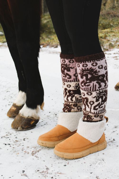 Paratiisihevoset-sukat, neuleohje