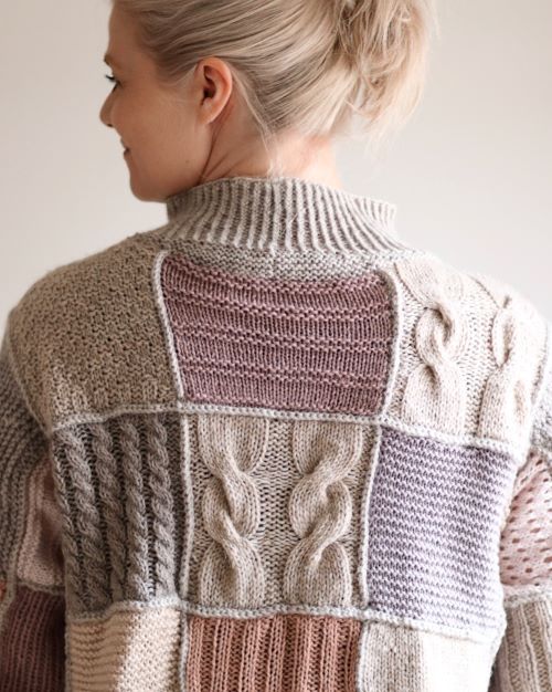 Piece by Piece-villapaita, neuleohje