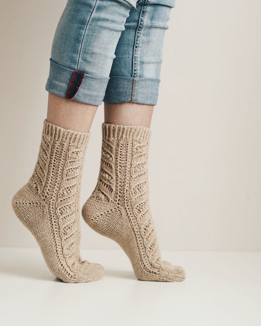 Pihla-sukat, neuleohje