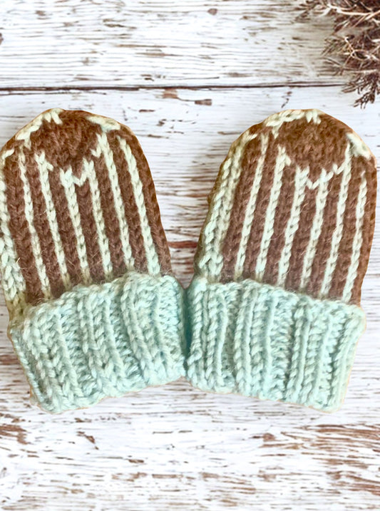 Pikkusiili-lapaset, neuleohje