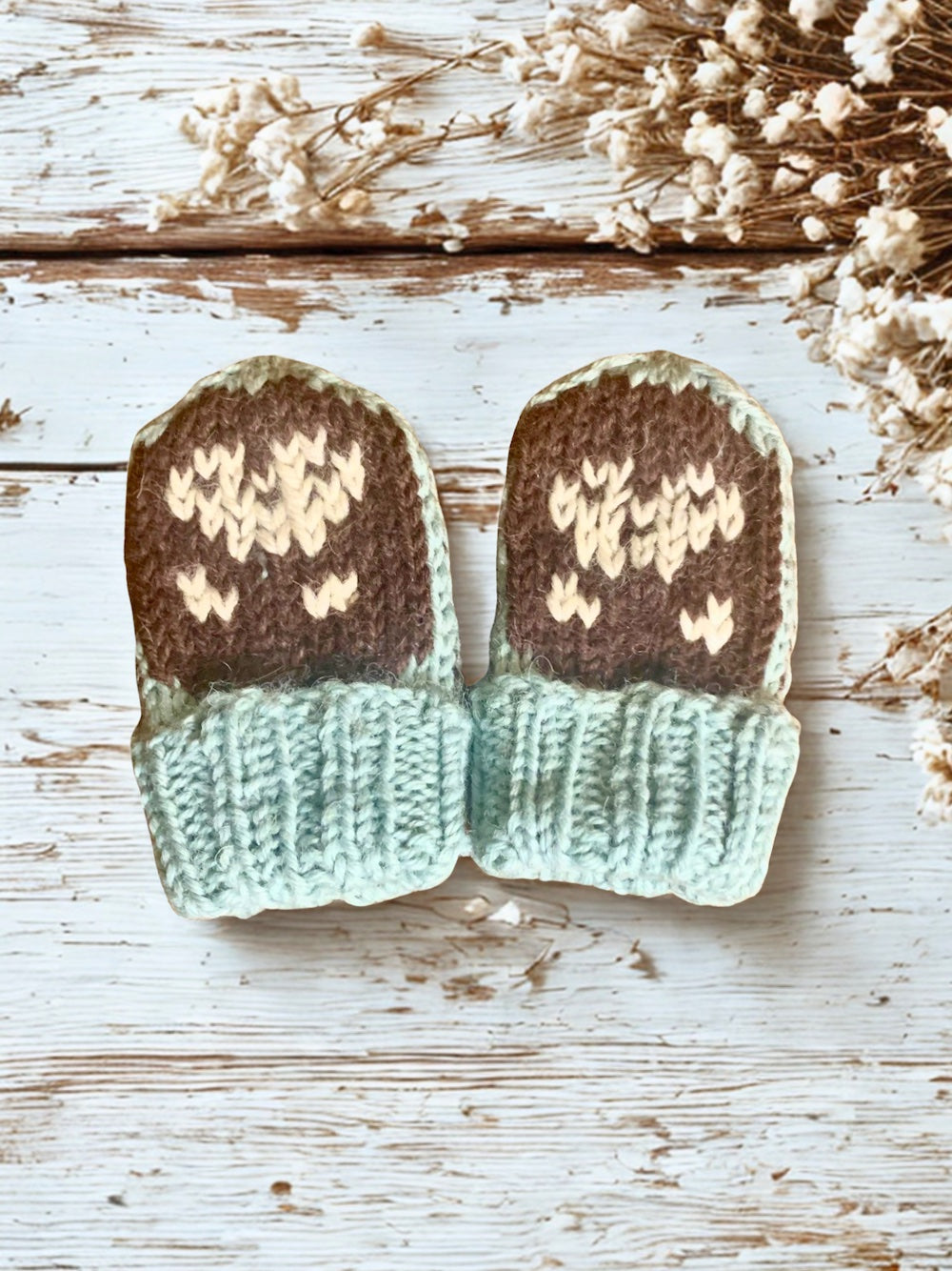 Pikkusiili-lapaset, neuleohje