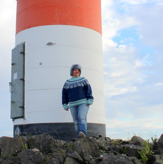 Pohjanmeri-suomari, neuleohje