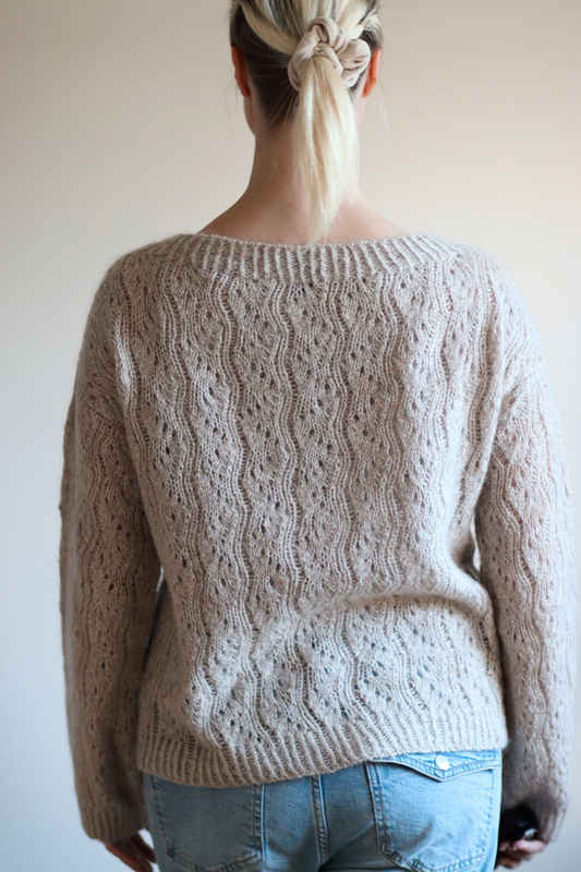 Saimi-villapaita, neuleohje